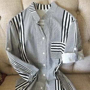 Button front blouse